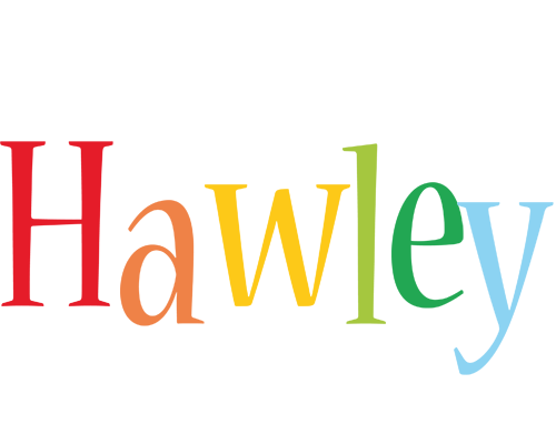 Hawley birthday logo