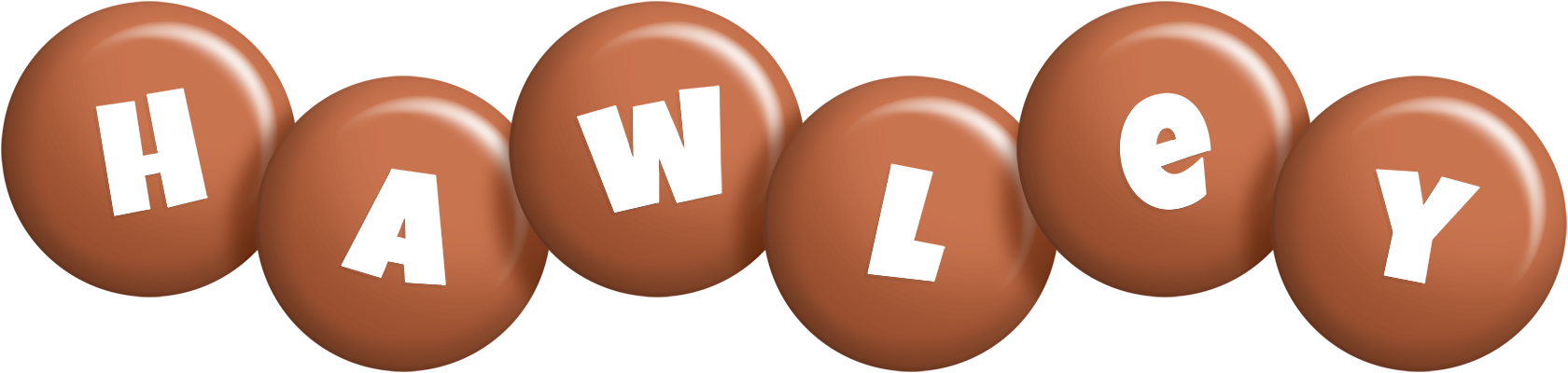 Hawley candy-brown logo