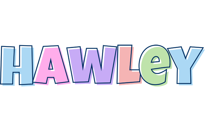 Hawley pastel logo