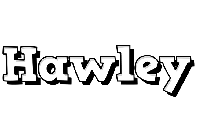 Hawley snowing logo