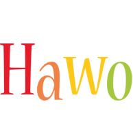 Hawo birthday logo