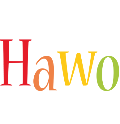Hawo birthday logo