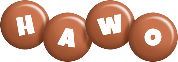 Hawo candy-brown logo