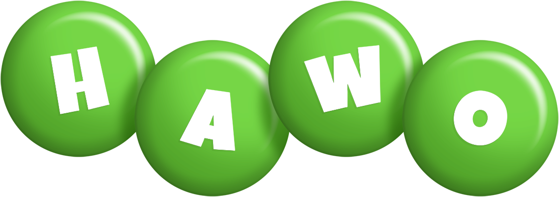 Hawo candy-green logo