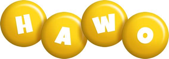 Hawo candy-yellow logo