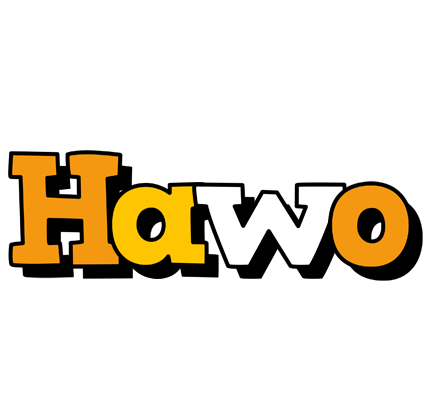 Hawo cartoon logo