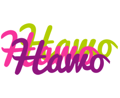 Hawo flowers logo