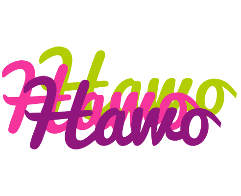 Hawo flowers logo