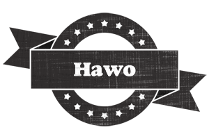 Hawo grunge logo