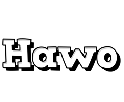 Hawo snowing logo