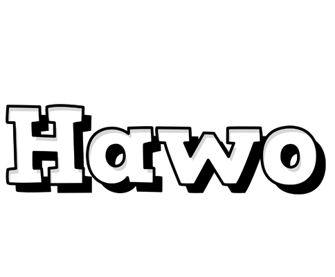 Hawo snowing logo