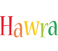 Hawra birthday logo