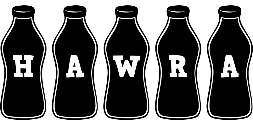 Hawra bottle logo