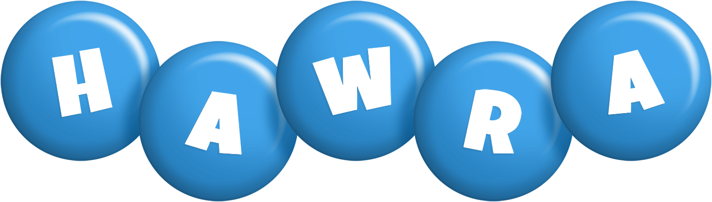 Hawra candy-blue logo