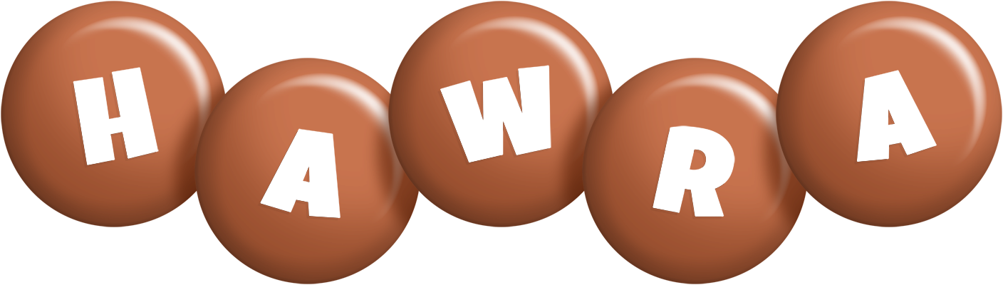 Hawra candy-brown logo