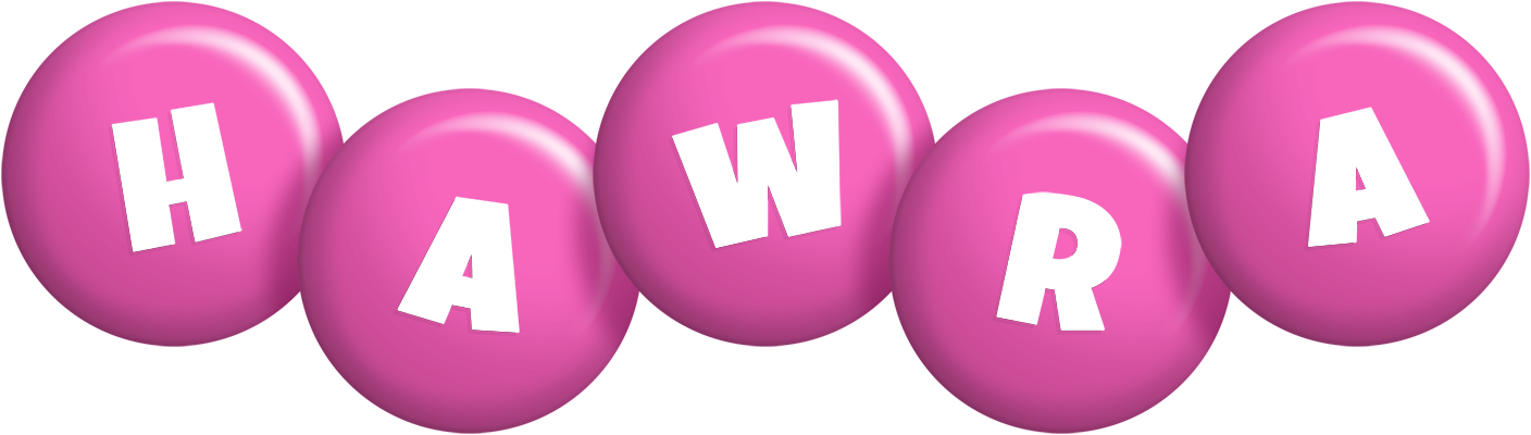 Hawra candy-pink logo