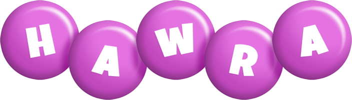 Hawra candy-purple logo