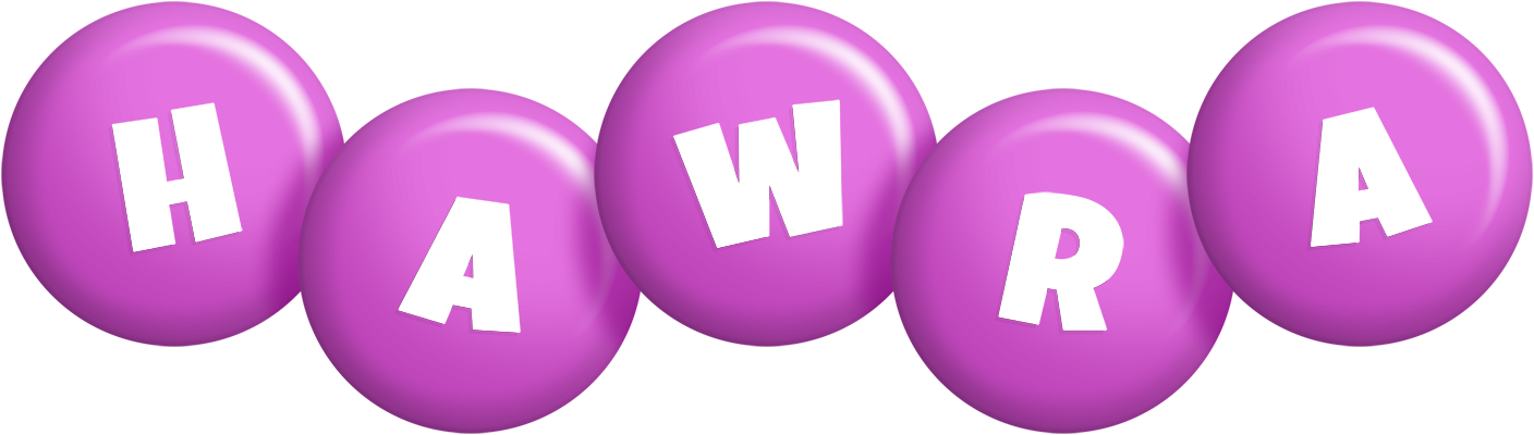Hawra candy-purple logo