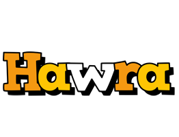 Hawra cartoon logo