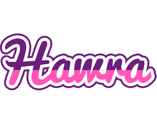 Hawra cheerful logo