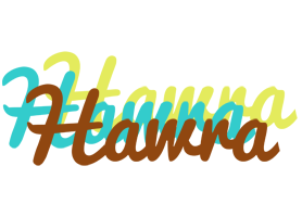 Hawra cupcake logo