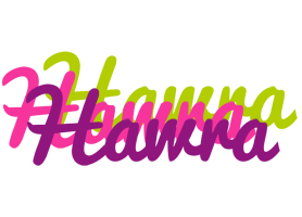 Hawra flowers logo