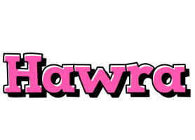 Hawra girlish logo