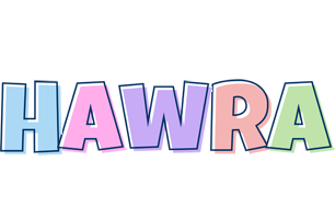 Hawra pastel logo