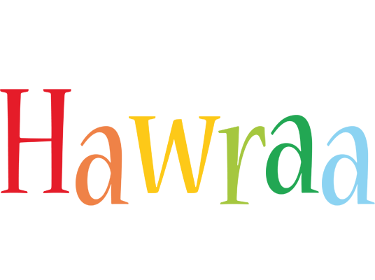 Hawraa birthday logo