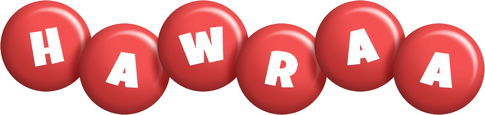 Hawraa candy-red logo