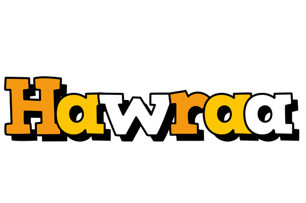 Hawraa cartoon logo