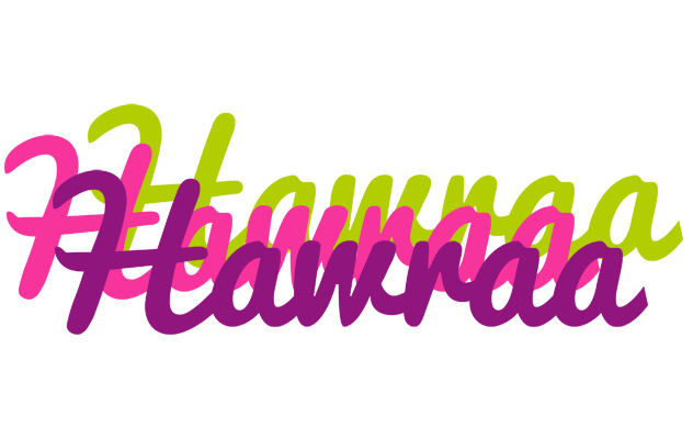 Hawraa flowers logo