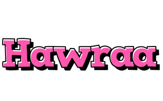 Hawraa girlish logo