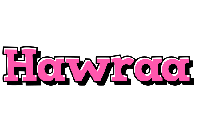 Hawraa girlish logo