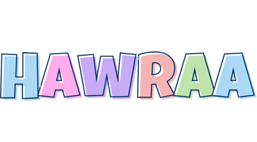 Hawraa pastel logo