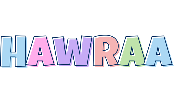 Hawraa pastel logo