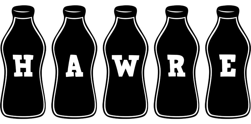 Hawre bottle logo