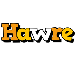 Hawre cartoon logo