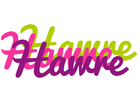 Hawre flowers logo