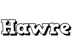 Hawre snowing logo