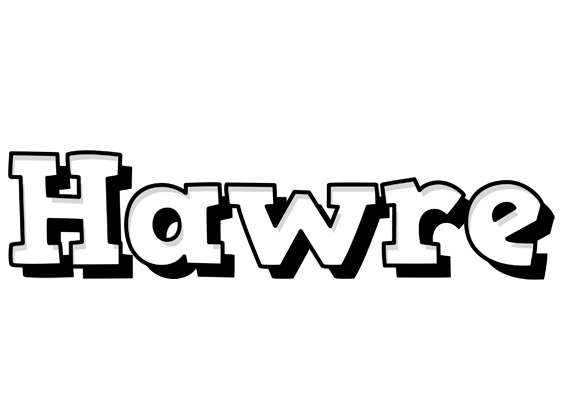 Hawre snowing logo