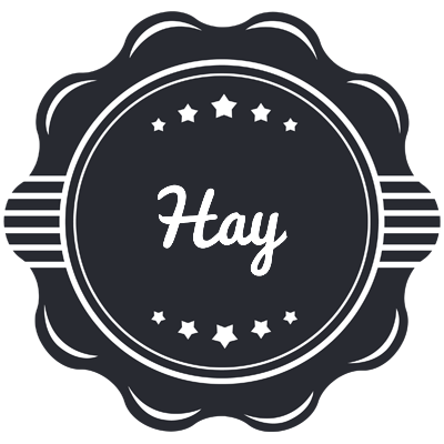 Hay badge logo