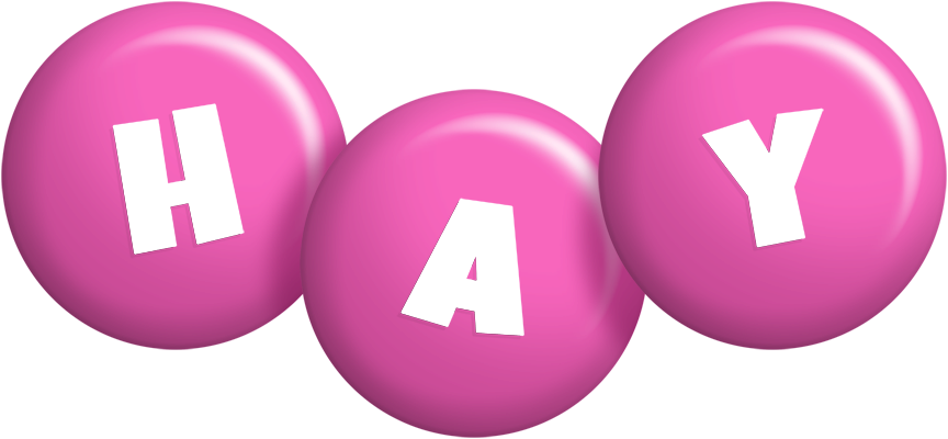 Hay candy-pink logo