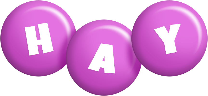 Hay candy-purple logo