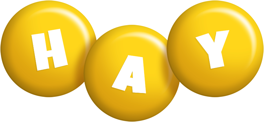 Hay candy-yellow logo