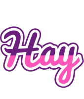 Hay cheerful logo