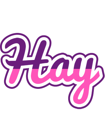 Hay cheerful logo