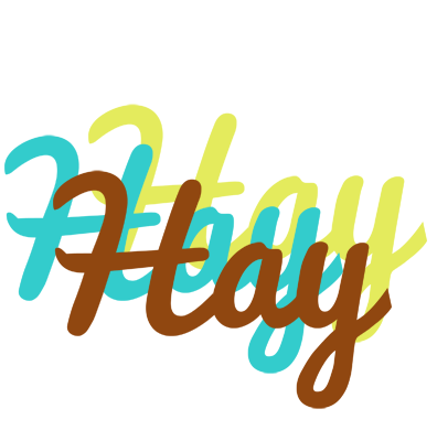 Hay cupcake logo