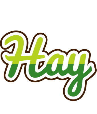 Hay golfing logo