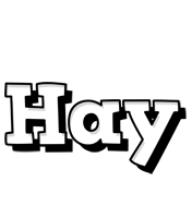 Hay snowing logo